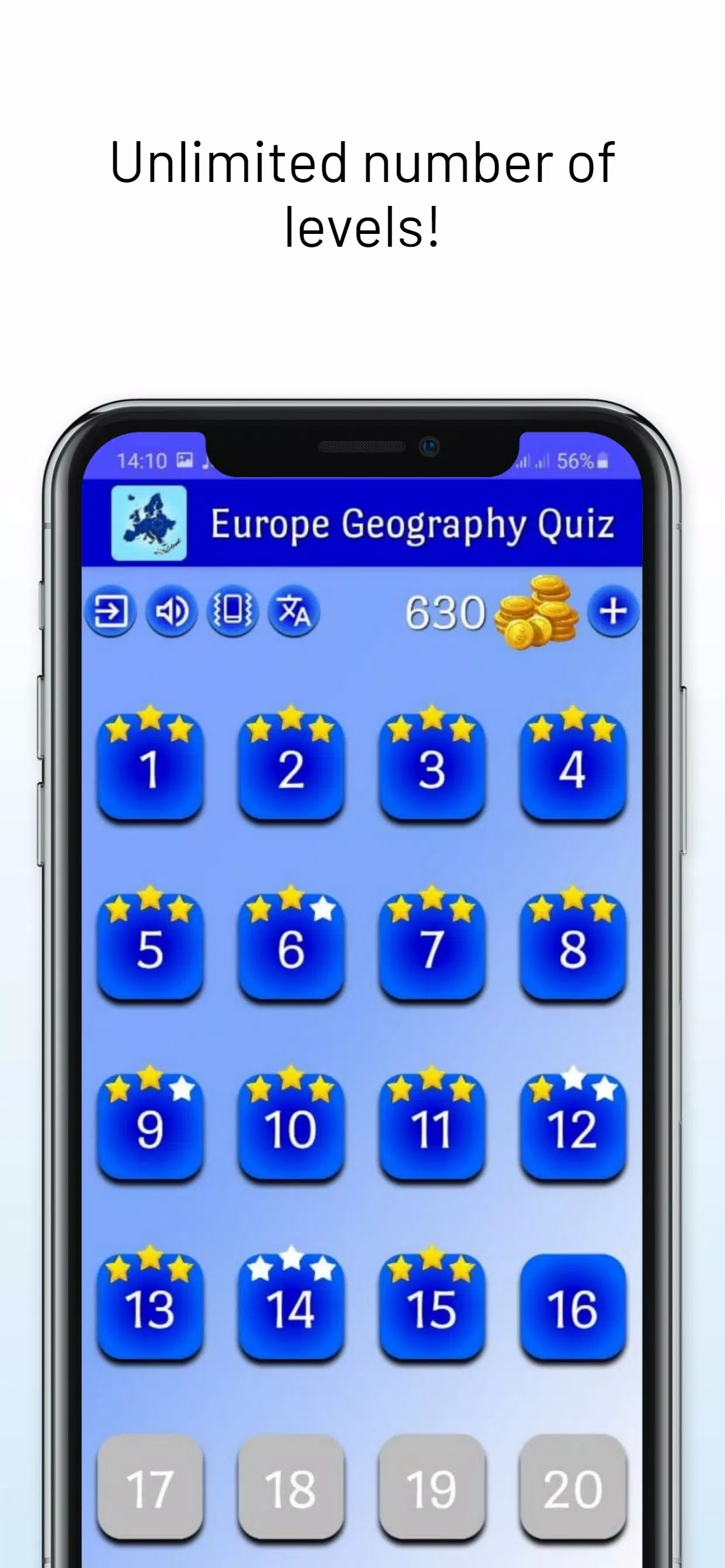 Europe Geography Quiz Schermafbeelding 3