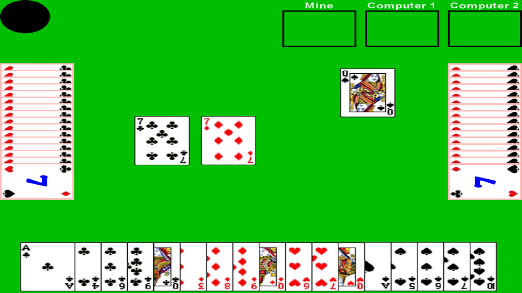 Seven Card Game - Simple and Fun Game Tangkapan skrin 1