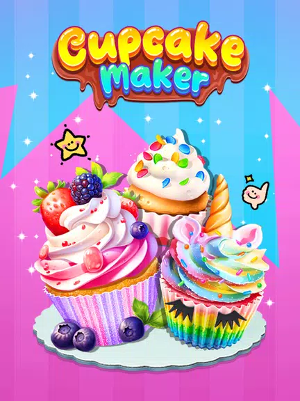 Cupcake Maker: Unicorn Cupcake Ảnh chụp màn hình 0