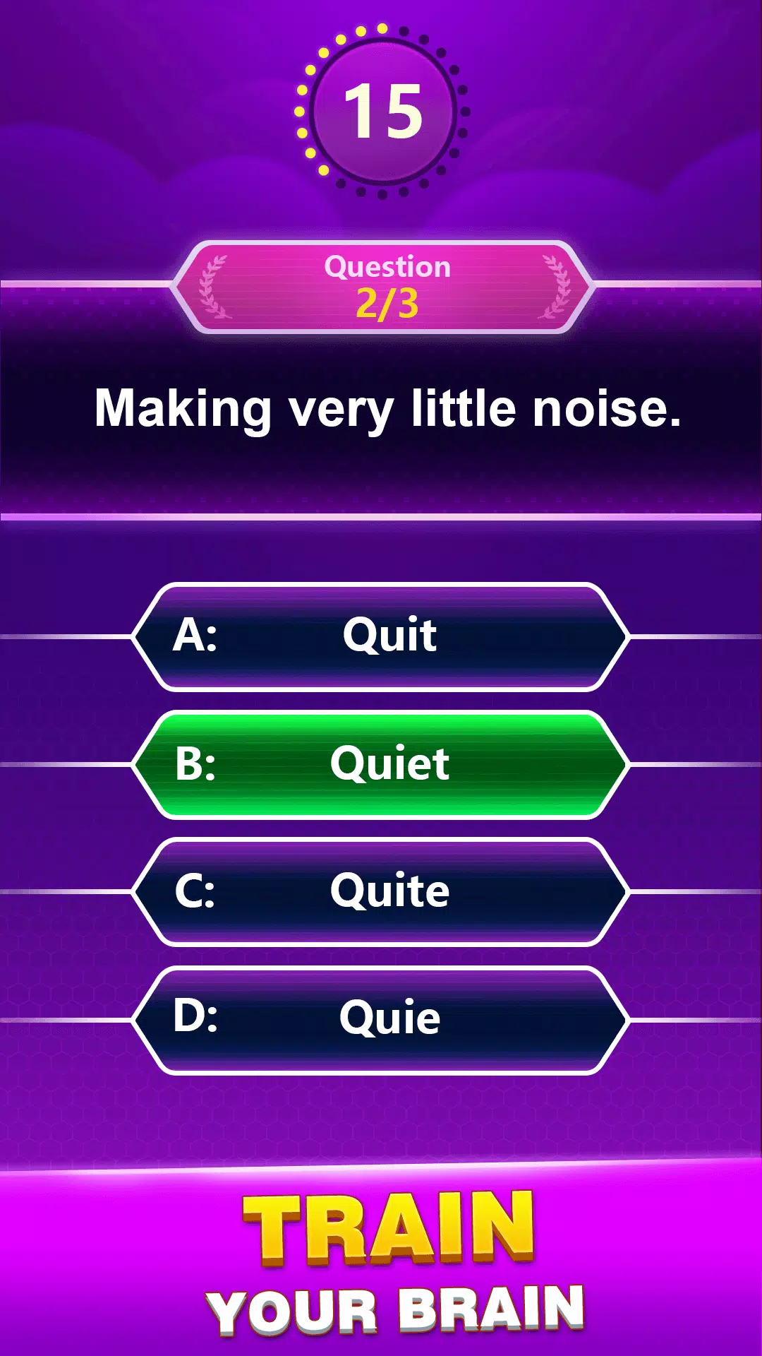 Spelling Quiz -Juego triviales Captura de pantalla 1