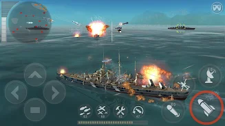 WARSHIP BATTLE:3D World War II Zrzut ekranu 1