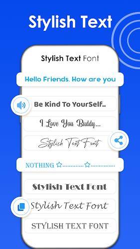 Fonts Keyboard : Stylish Font Captura de pantalla 1