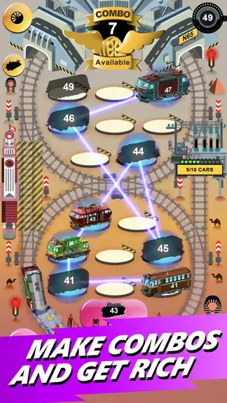 Train Merger Idle Train Tycoon 스크린샷 3