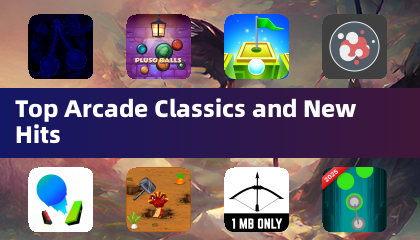 Top Arcade Classics en nieuwe hits