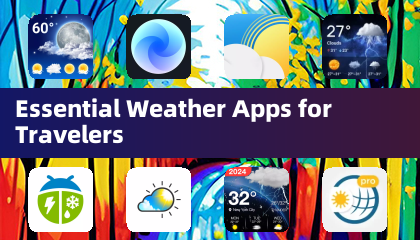 Mahahalagang apps ng panahon para sa mga manlalakbay