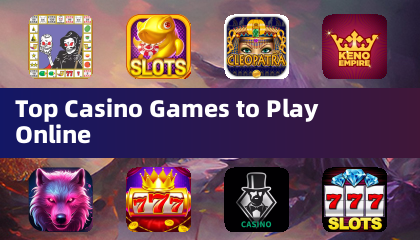 Çevrimiçi oynamak için en iyi casino oyunları