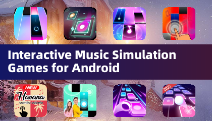 Android için interaktif müzik simülasyon oyunları