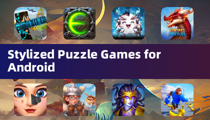 Stilisierte Puzzle-Spiele für Android