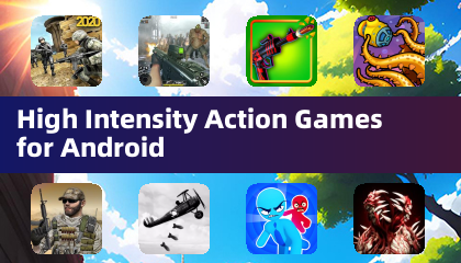 Juegos de acción de alta intensidad para Android