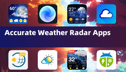 Präzise Wetterradar-Apps