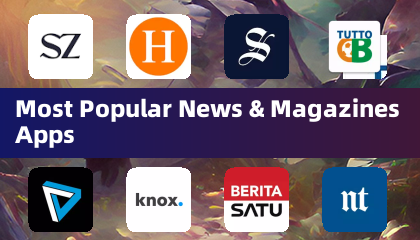 Most Popular News & Magazines Apps