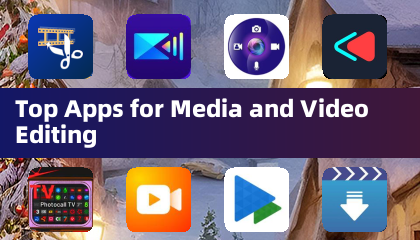 Top Apps für Medien- und Videobearbeitung