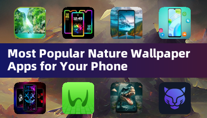 가장 인기 있는 휴대전화용 자연 배경화면 앱들