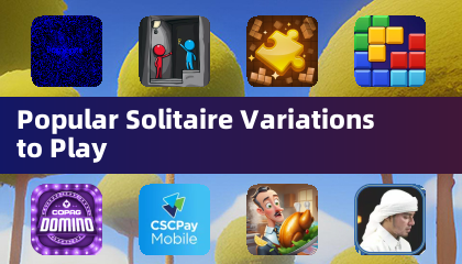 Variations populaires de Solitaire à jouer