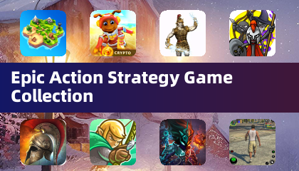 Collection de jeux de stratégie d'action épique