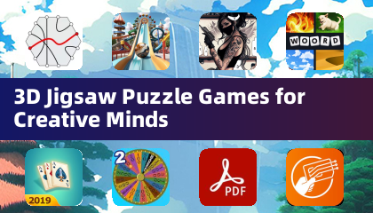 3D-Puzzle-Spiele für kreative Köpfe