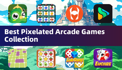 Meilleure collection de jeux d'arcade en pixels