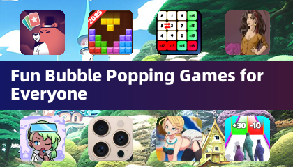 Jeux de popping de bulles amusants pour tout le monde