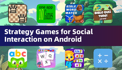 안드로이드에서 사회적 상호작용을 위한 전략 게임