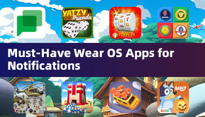 알림을 위한 필수 웨어 OS 앱