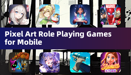 モバイル用ピクセルアートRPGゲーム